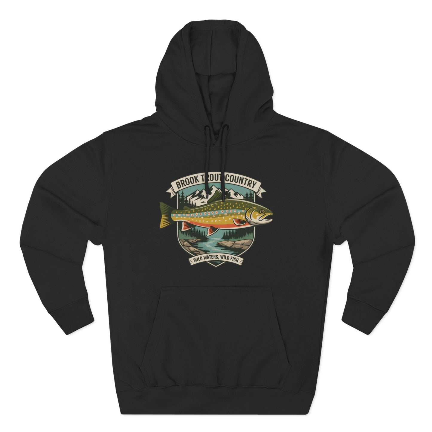 Brook Trout Country Hoodie – Trout Fishing & Outdoor Hoodie