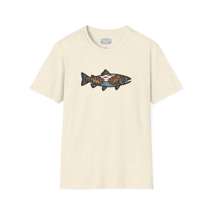 Wild Waters Trout Fishing Tee – Outdoor & Angler T-Shirt