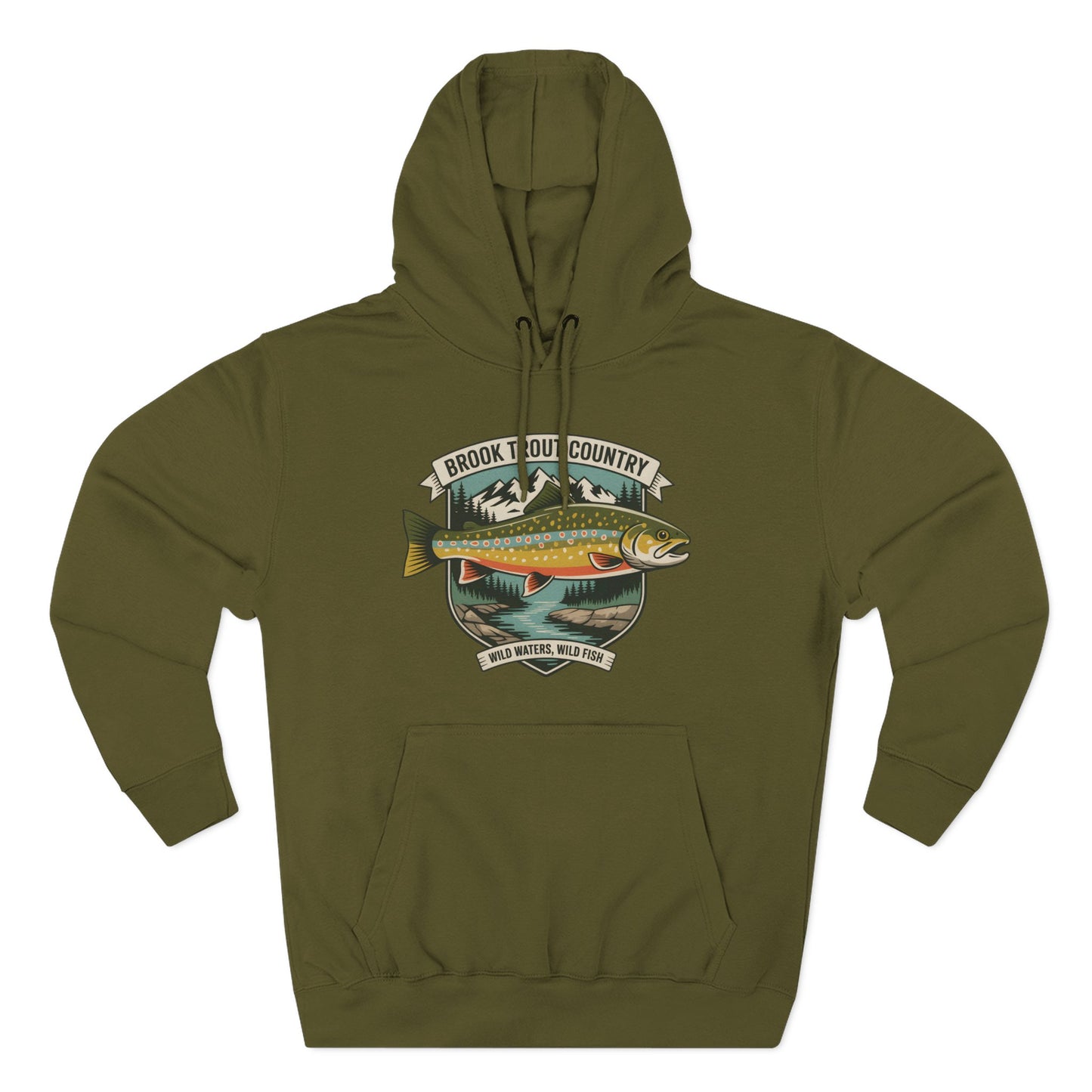 Brook Trout Country Hoodie – Trout Fishing & Outdoor Hoodie