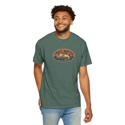 Trout Hunter Fishing T-Shirt — Vintage Outdoor Fishing Tee