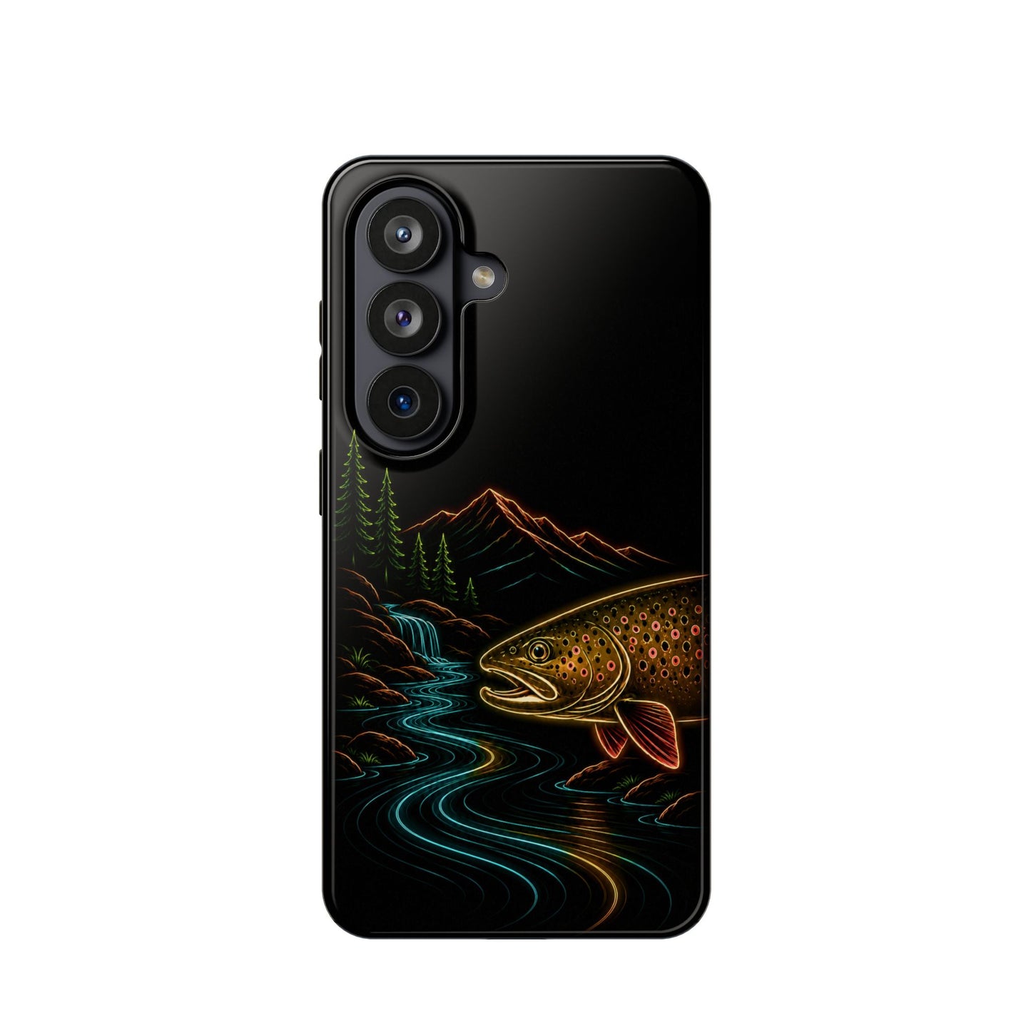 Brown Trout Neon Wilderness Phone Case