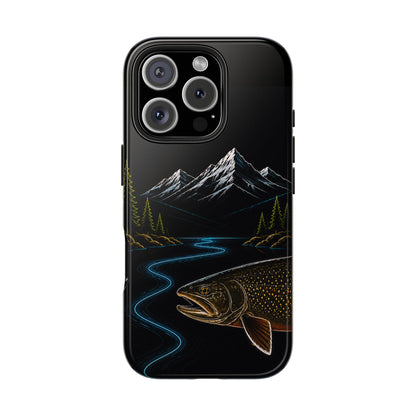 Bull Trout Neon Wilderness Tough Phone Case