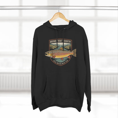 Brown Trout Country Hoodie – Angler Fishing Apparel