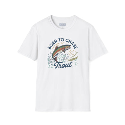 Born to Chase Trout Fishing T-Shirt | Rugged Outdoor Tee for Anglers