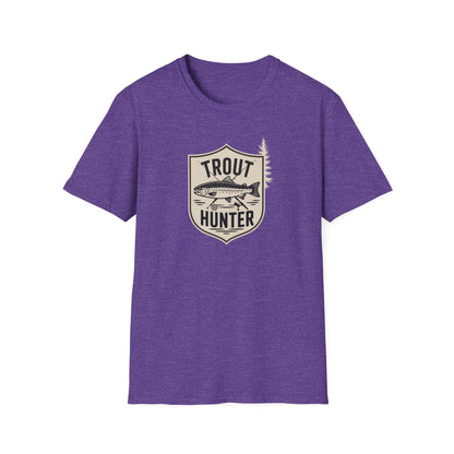 Trout Hunter T-Shirt, Fishing Tee, Unisex Apparel, Outdoor Shirt, Gift for Anglers, Casual Wear, Nature Lover Gear