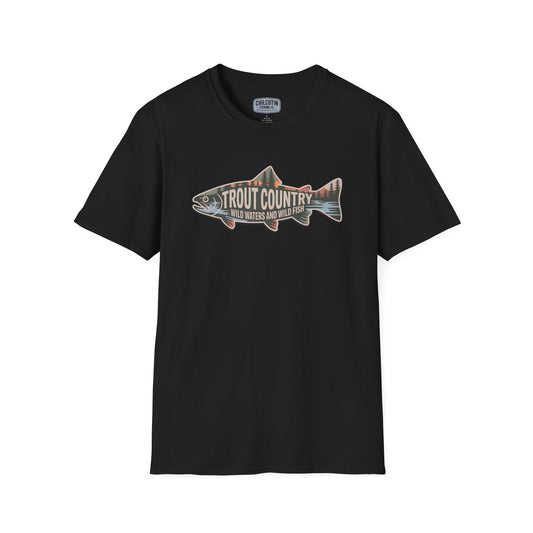 Trout Country Outline Trout T-Shirt – Fishing Apparel for Anglers