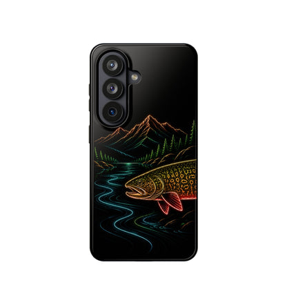 Tiger Trout Neon Wilderness Tough Phone Case