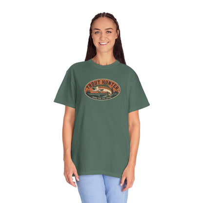 Trout Hunter Fishing T-Shirt — Vintage Outdoor Fishing Tee