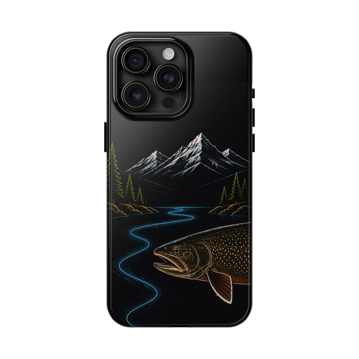 Bull Trout Neon Wilderness Tough Phone Case