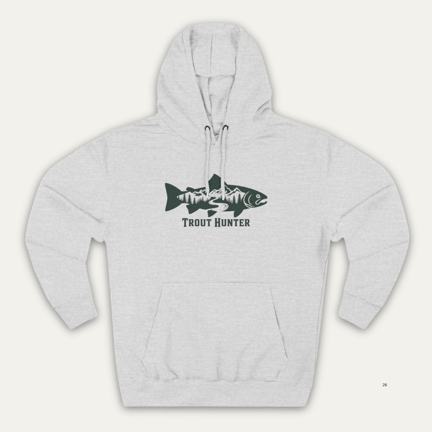 Trout Hunter Silhouette Hoodie