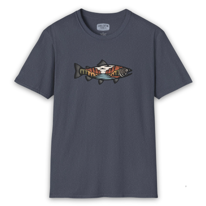 Wild Waters Trout Fishing Tee – Outdoor & Angler T-Shirt