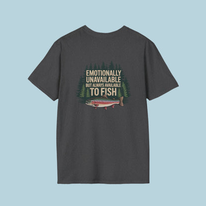Trout Hunter T-Shirt - Fishing Humor Tee, Outdoor Enthusiast Gift, Camping Apparel, Nature Lover Shirt, Father's Day Present