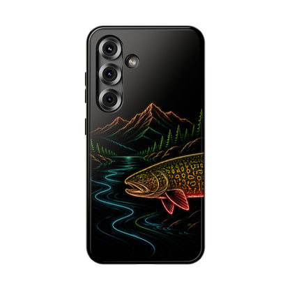 Tiger Trout Neon Wilderness Tough Phone Case