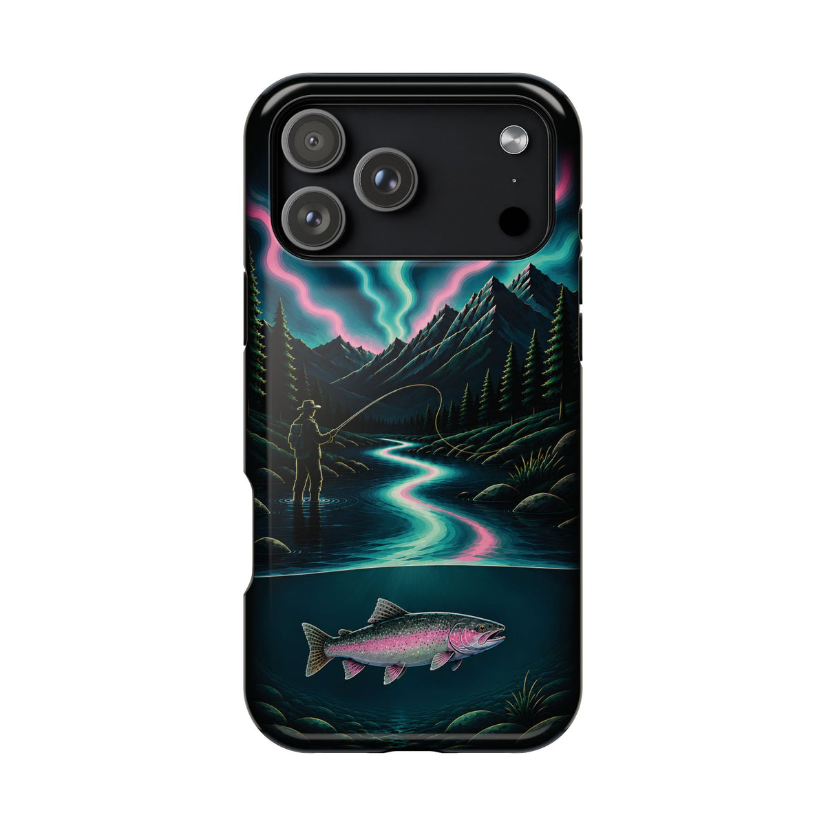 Aurora Rainbow Trout MagSafe Case