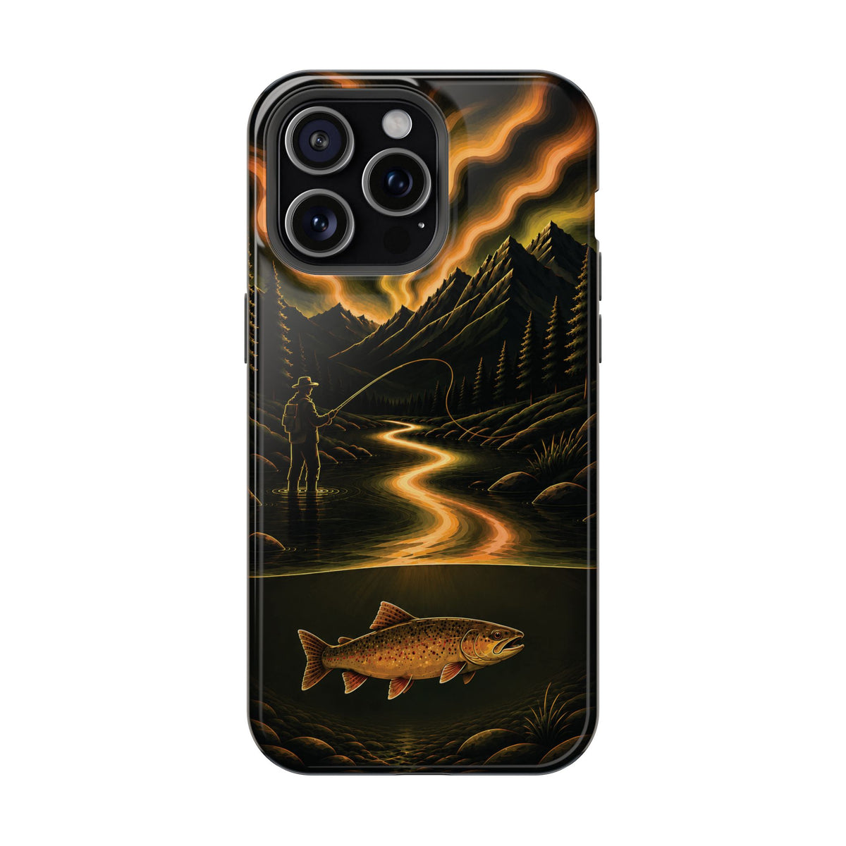 Aurora Brown Trout MagSafe Case