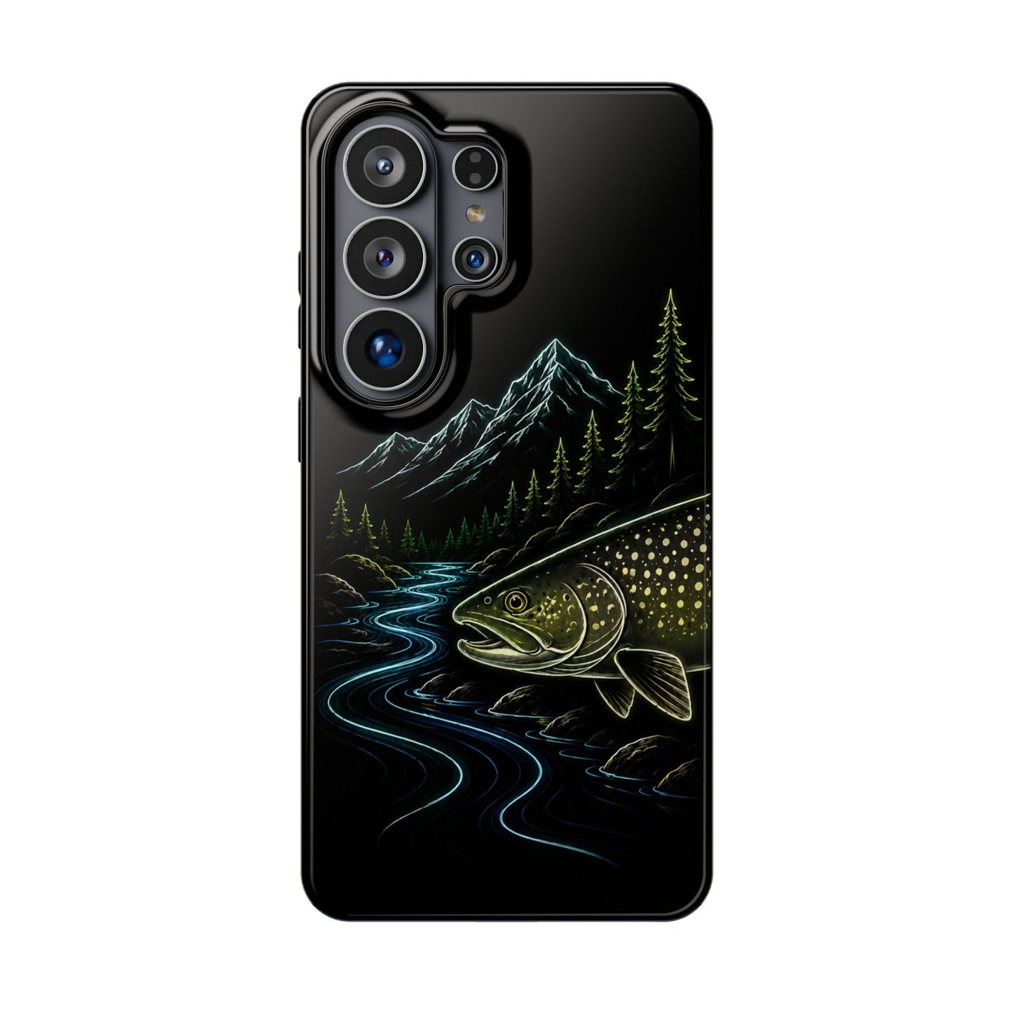 Lake Trout Neon Wilderness Tough Phone Case