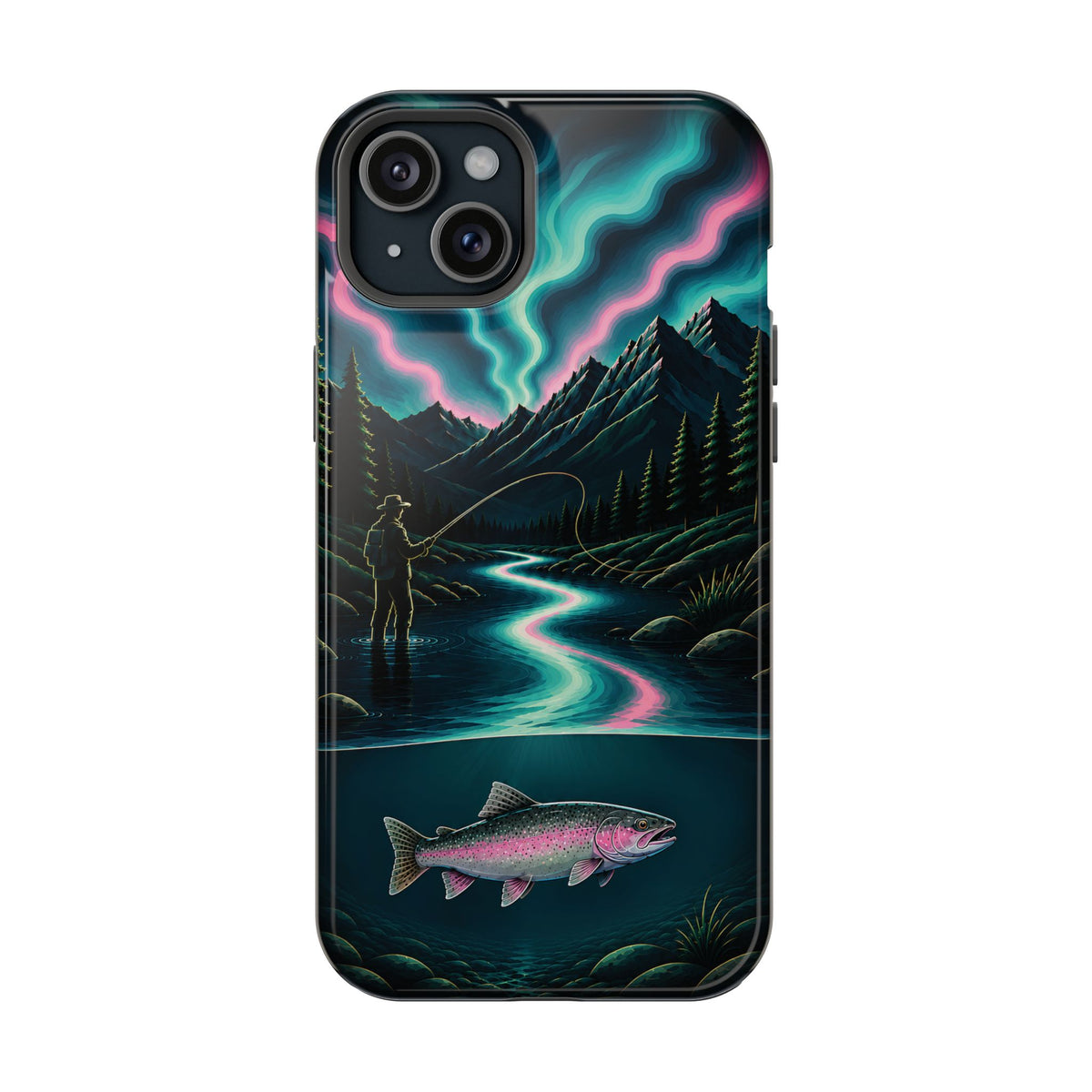 Aurora Rainbow Trout MagSafe Case