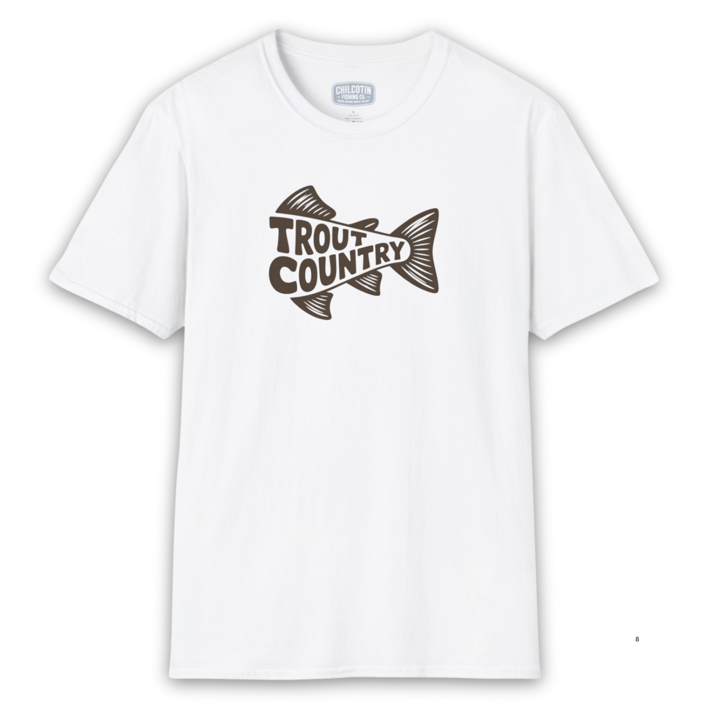 Trout Tail Trout Country Fishing T-Shirt | Rugged Angler Tee