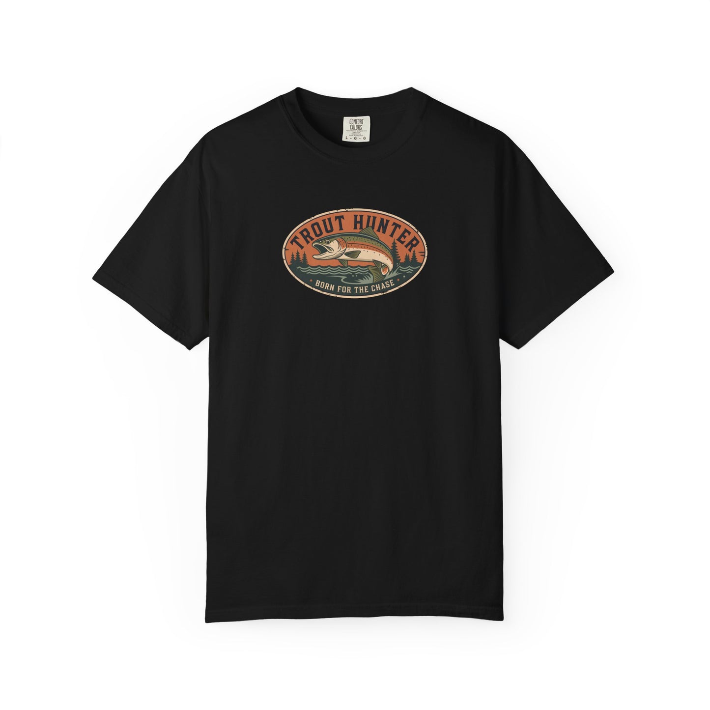 Trout Hunter Fishing T-Shirt — Vintage Outdoor Fishing Tee