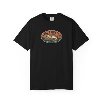 Trout Hunter Fishing T-Shirt — Vintage Outdoor Fishing Tee