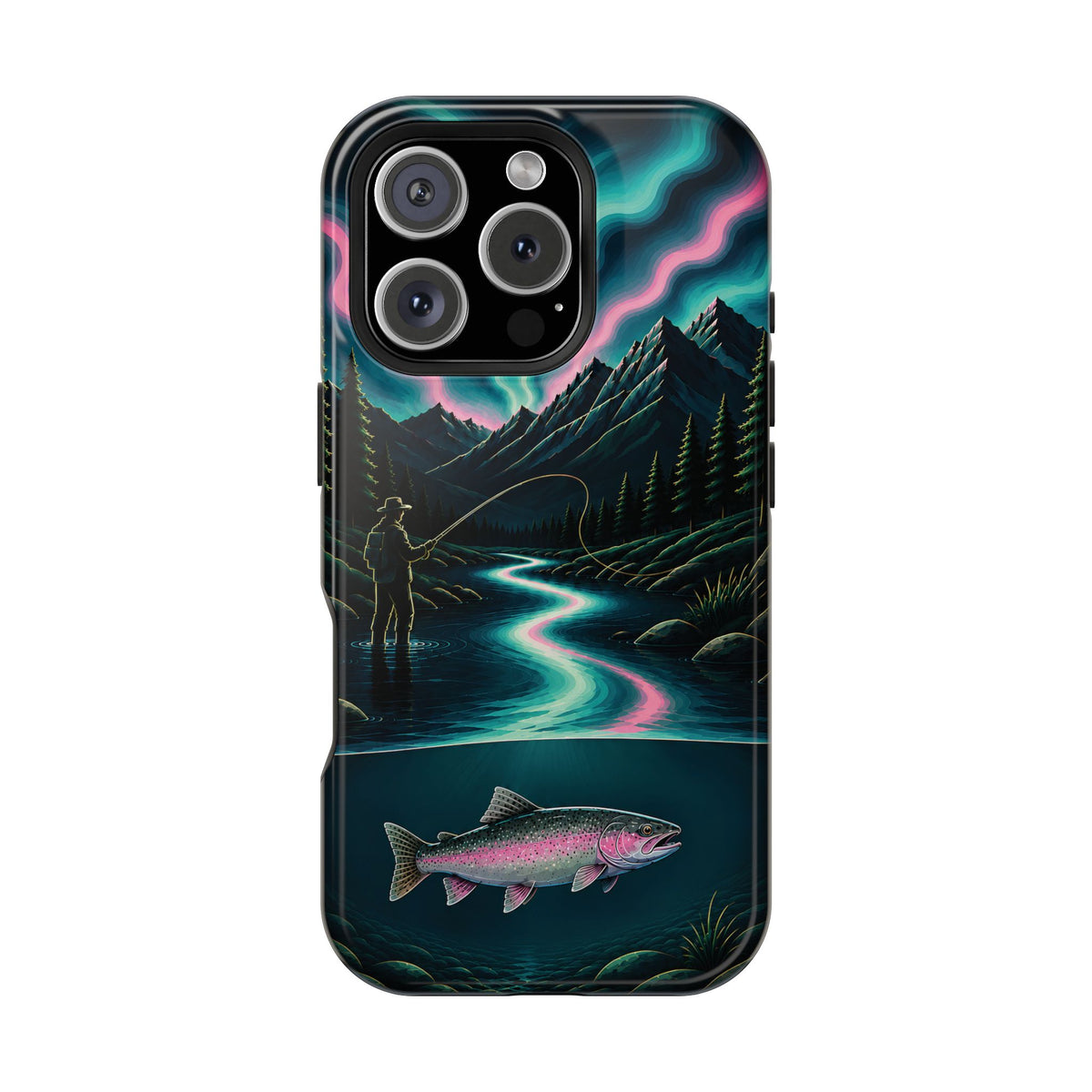 Aurora Rainbow Trout MagSafe Case