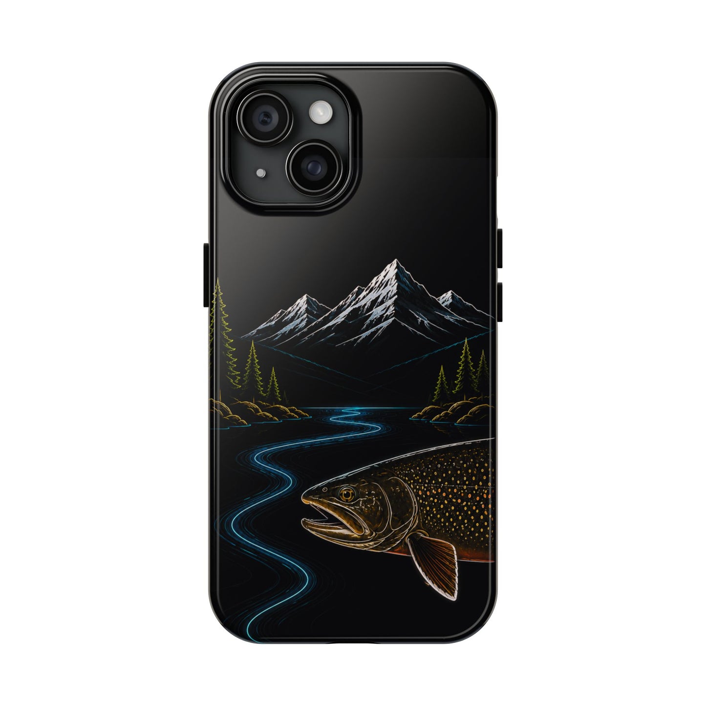 Bull Trout Neon Wilderness Tough Phone Case