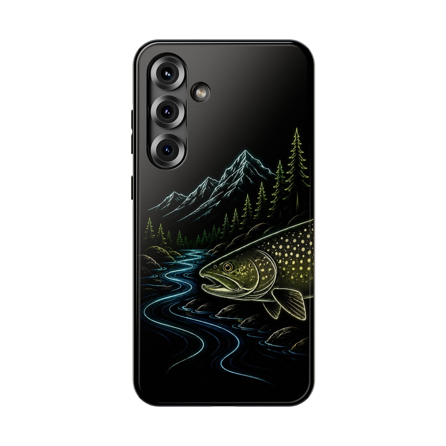 Lake Trout Neon Wilderness Tough Phone Case