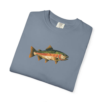 Trout Fishing T-Shirt – Abstract Trout Design Tee