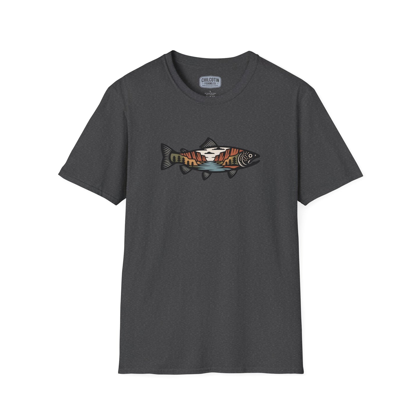 Wild Waters Trout Fishing Tee – Outdoor & Angler T-Shirt