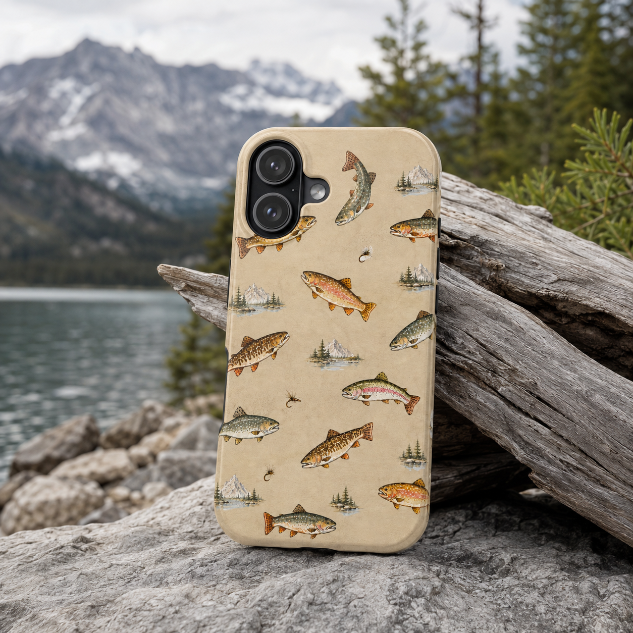 Trout Heritage Pattern Phone Case