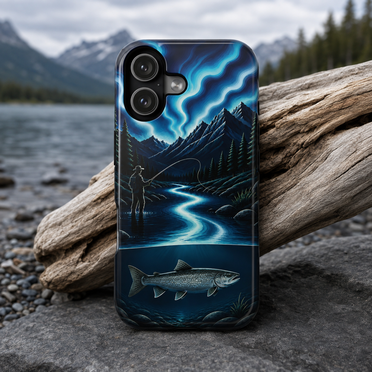 Aurora Lake Trout MagSafe Case