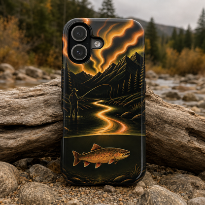 Aurora Brown Trout MagSafe Case