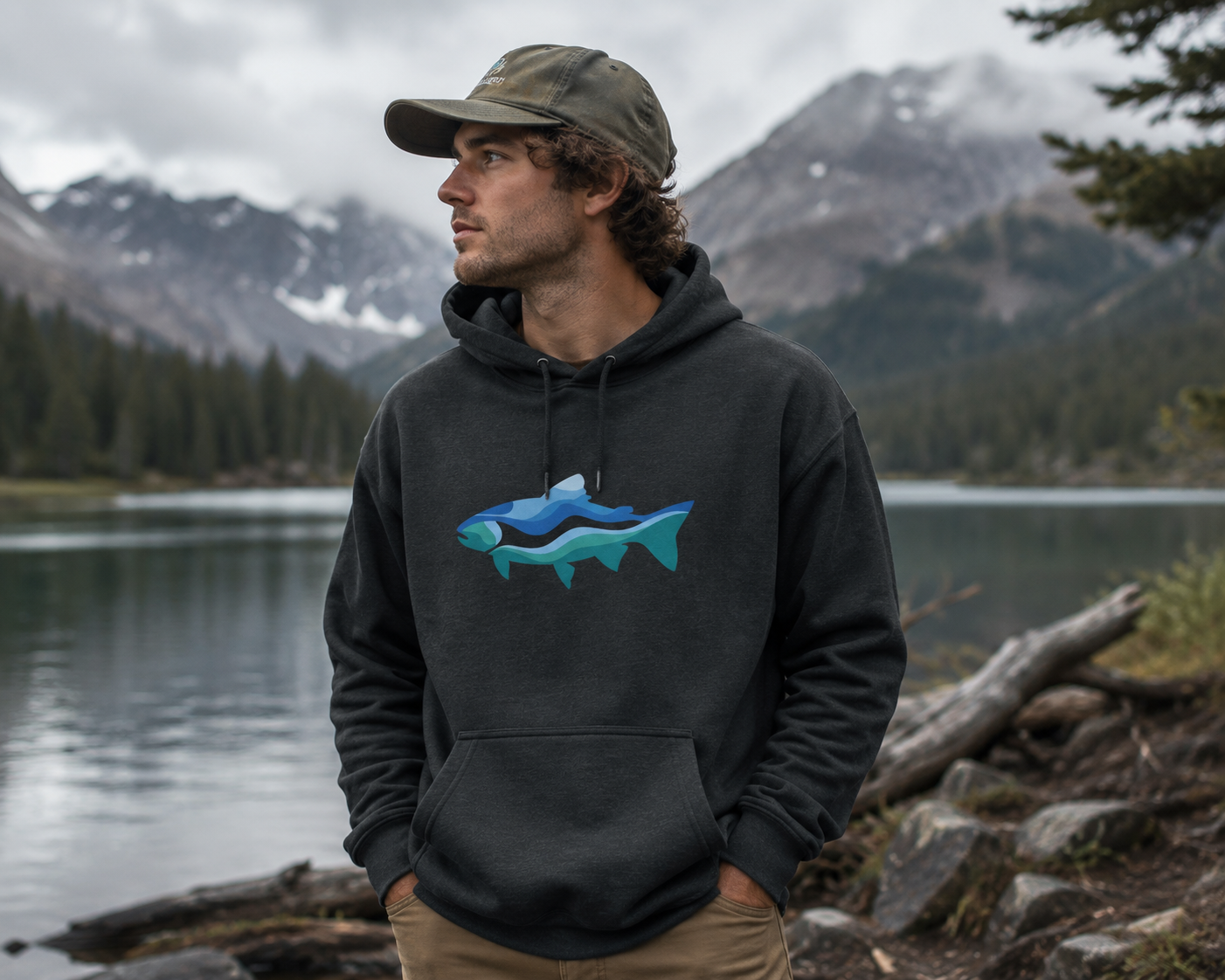 Fish Graphic Hoodie