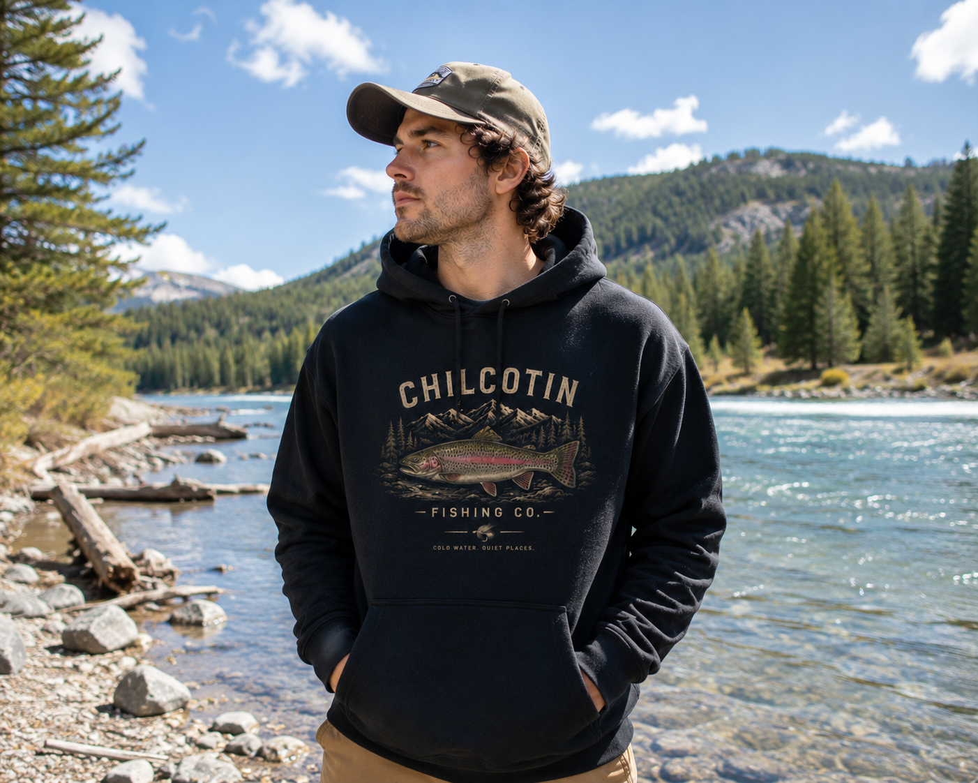 Chilcotin Fishing Co. Vintage Trout Hoodie
