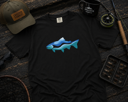 Blue Current Fish Tee