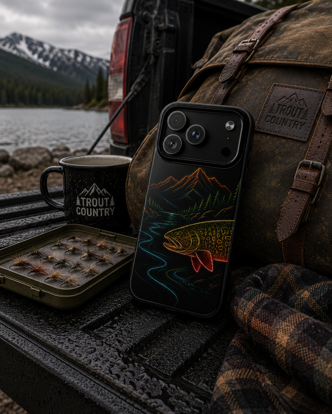 Tiger Trout Neon Wilderness Tough Phone Case