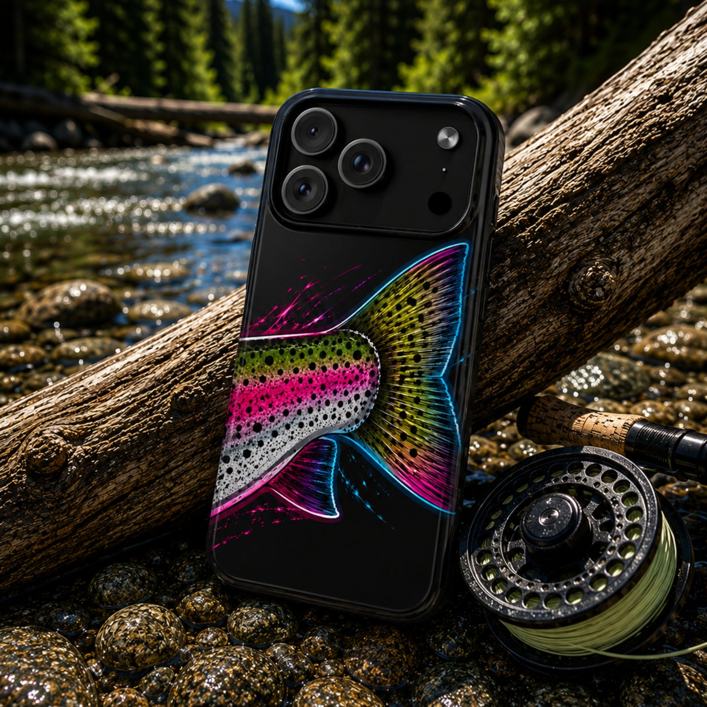 Rainbow Trout Tail Phone Case
