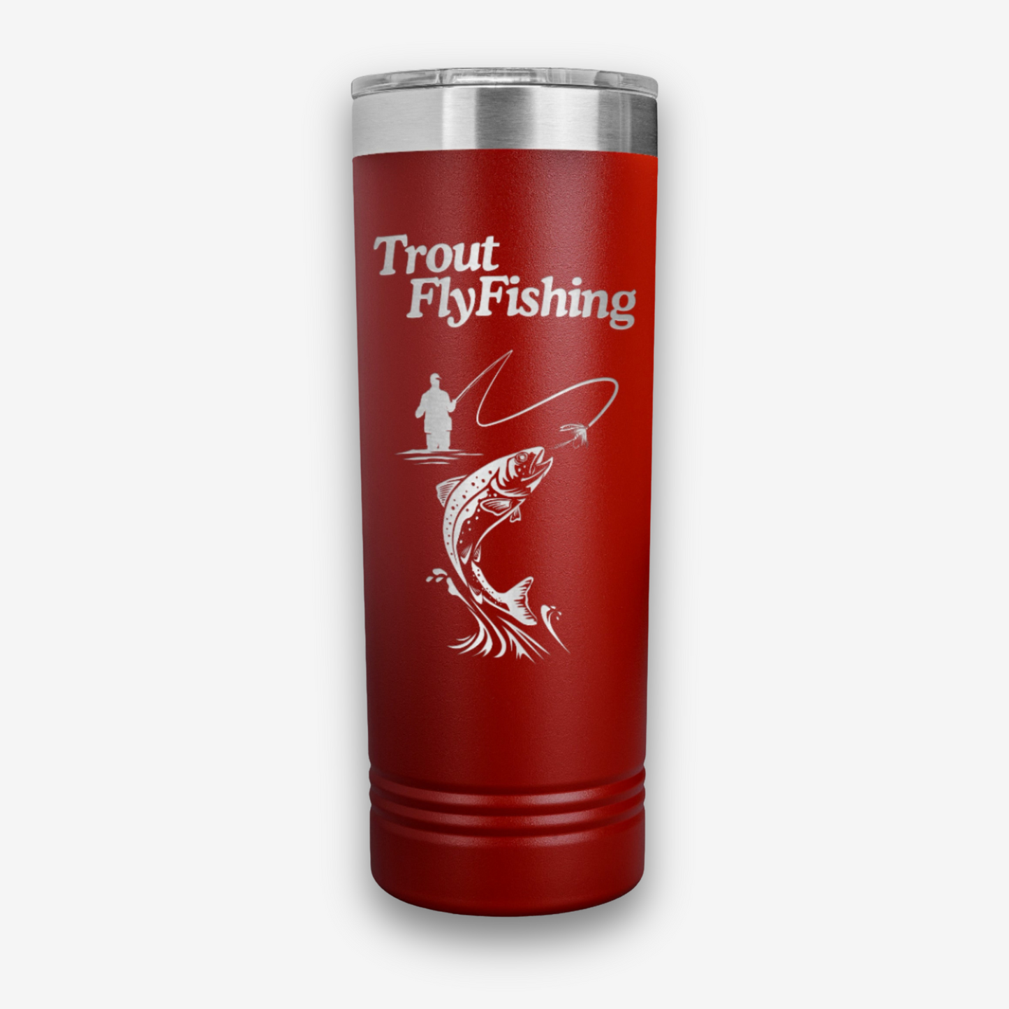 Trout Fly Fishing Tumbler