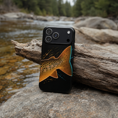 Brown Trout Tail Phone Case