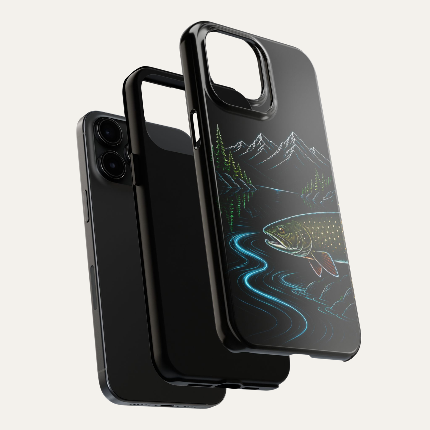Bull Trout Neon Wilderness Tough Phone Case