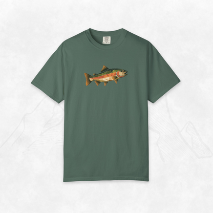 Trout Fishing T-Shirt – Abstract Trout Design Tee