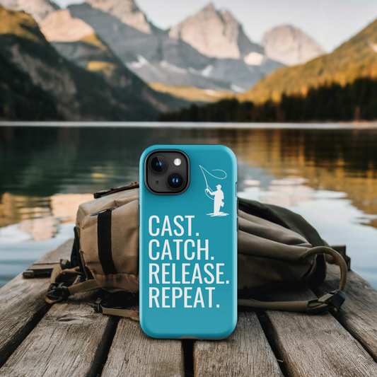 CAST CATCH RELEASE REPEAT Phone Case