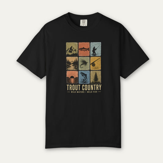 Trout Country Vintage Graphic Tee