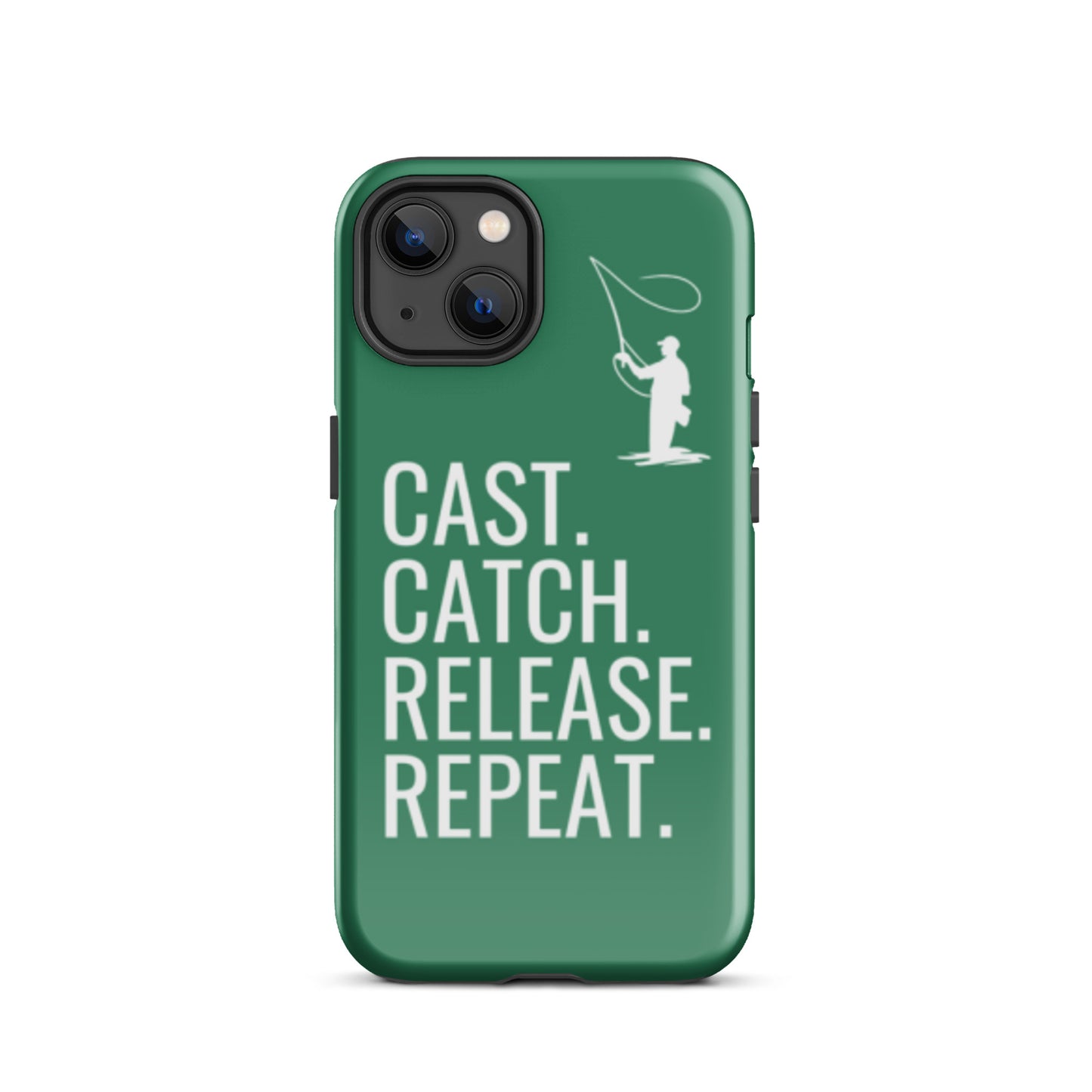 Cast. Catch. Release. Repeat Fishing iPhone Case