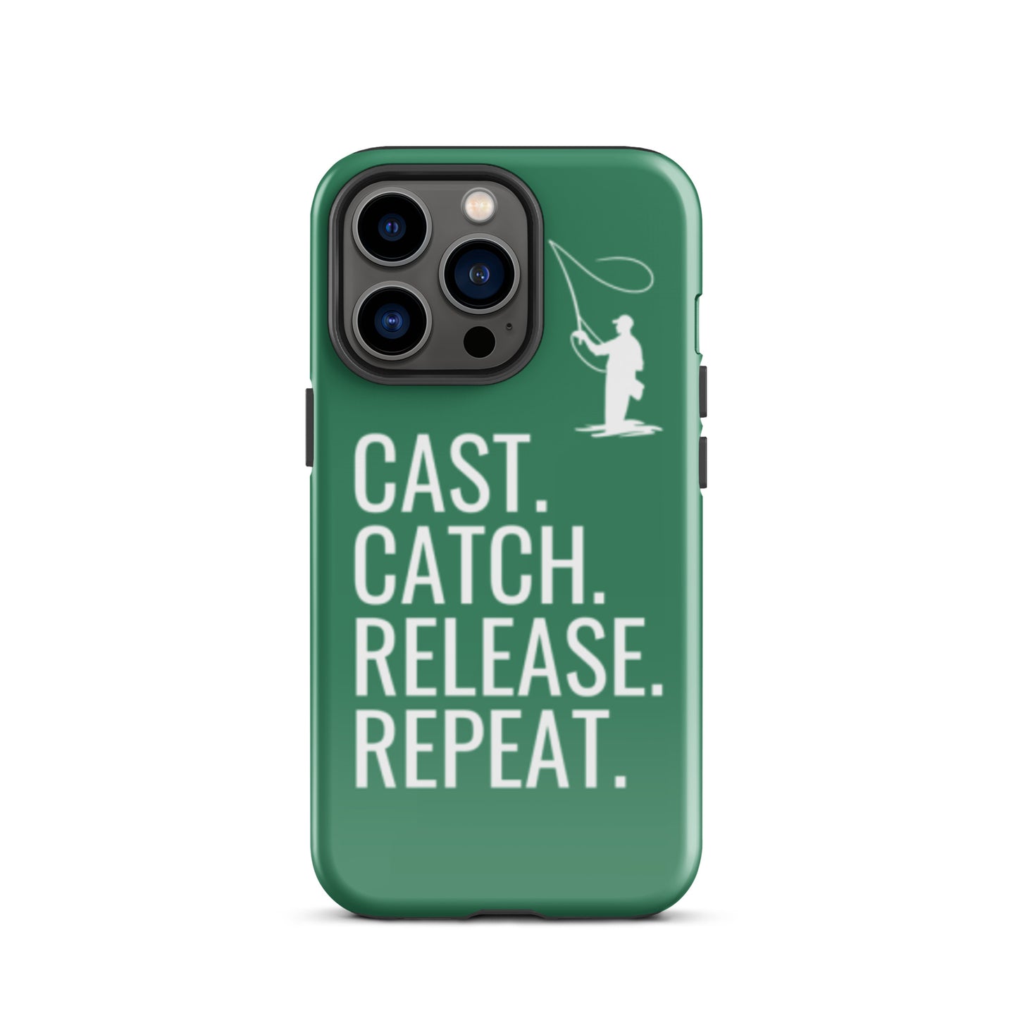 Cast. Catch. Release. Repeat Fishing iPhone Case