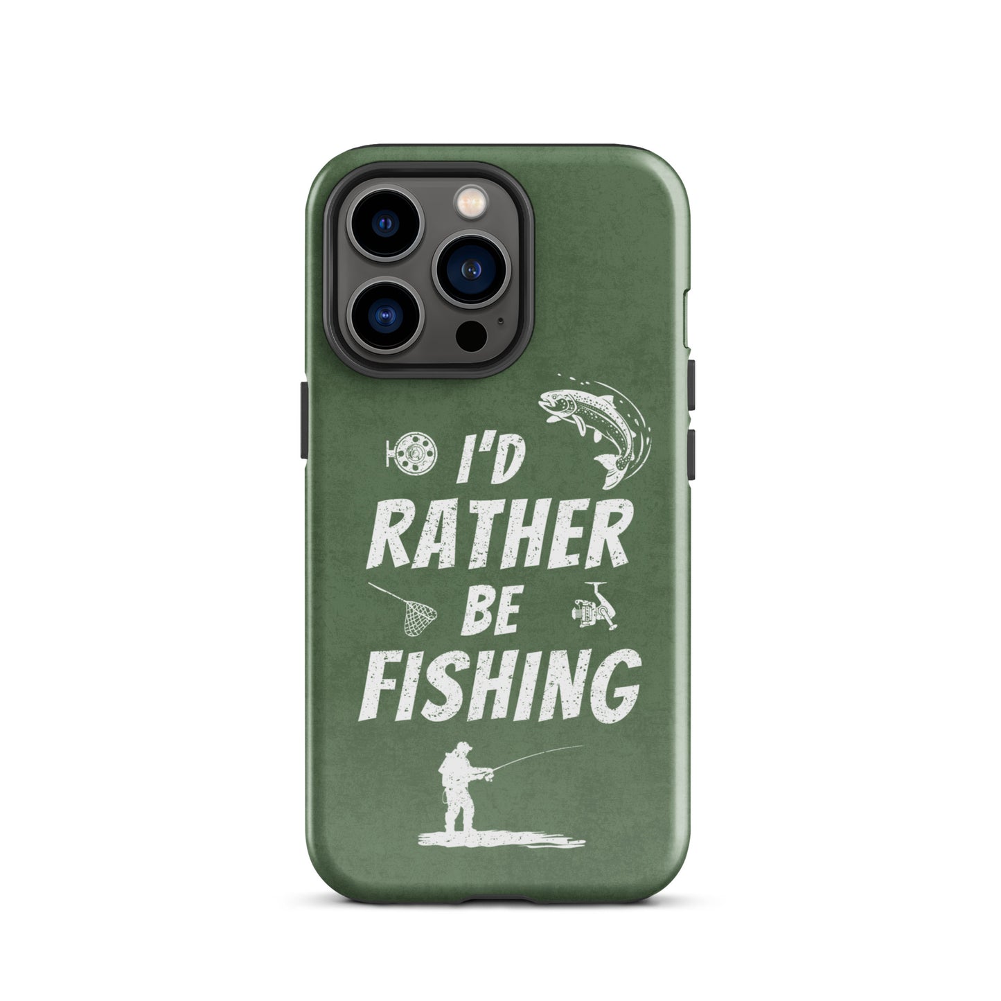 I'd Rather Be Fishing Phone Case