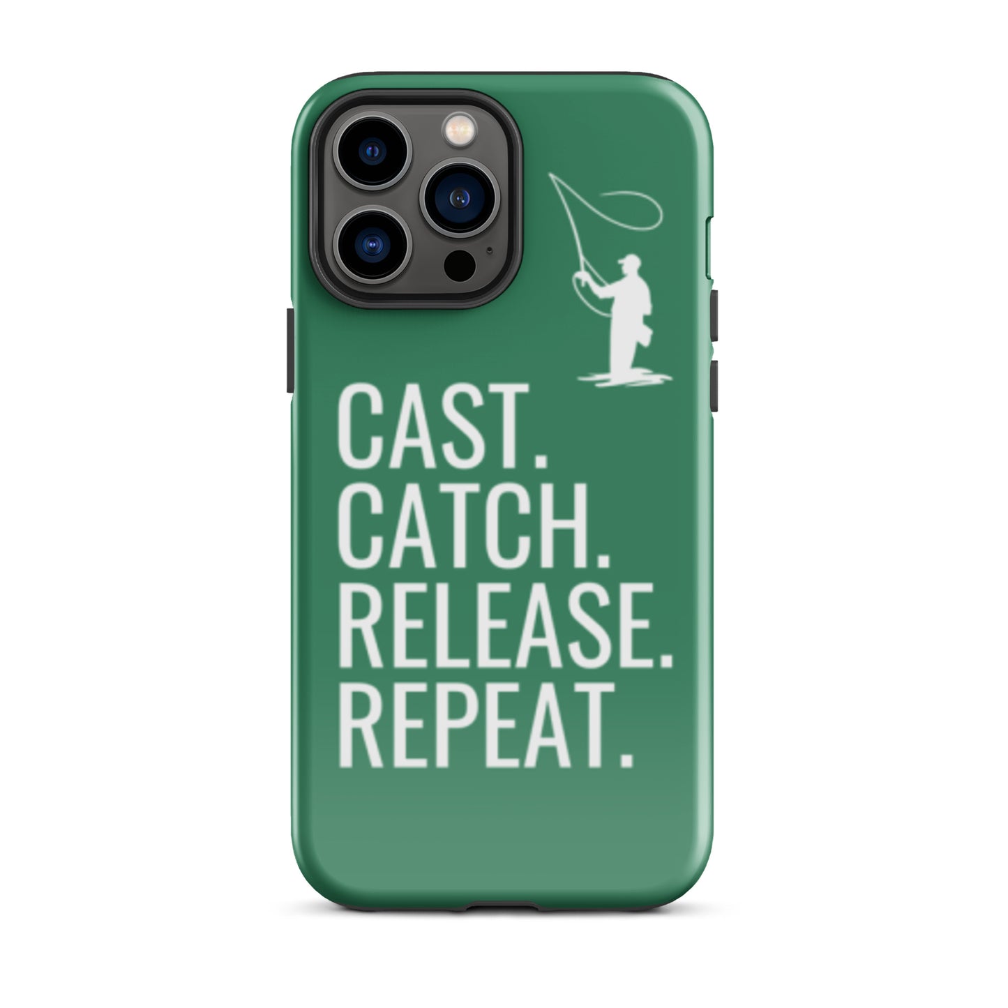 Cast. Catch. Release. Repeat Fishing iPhone Case