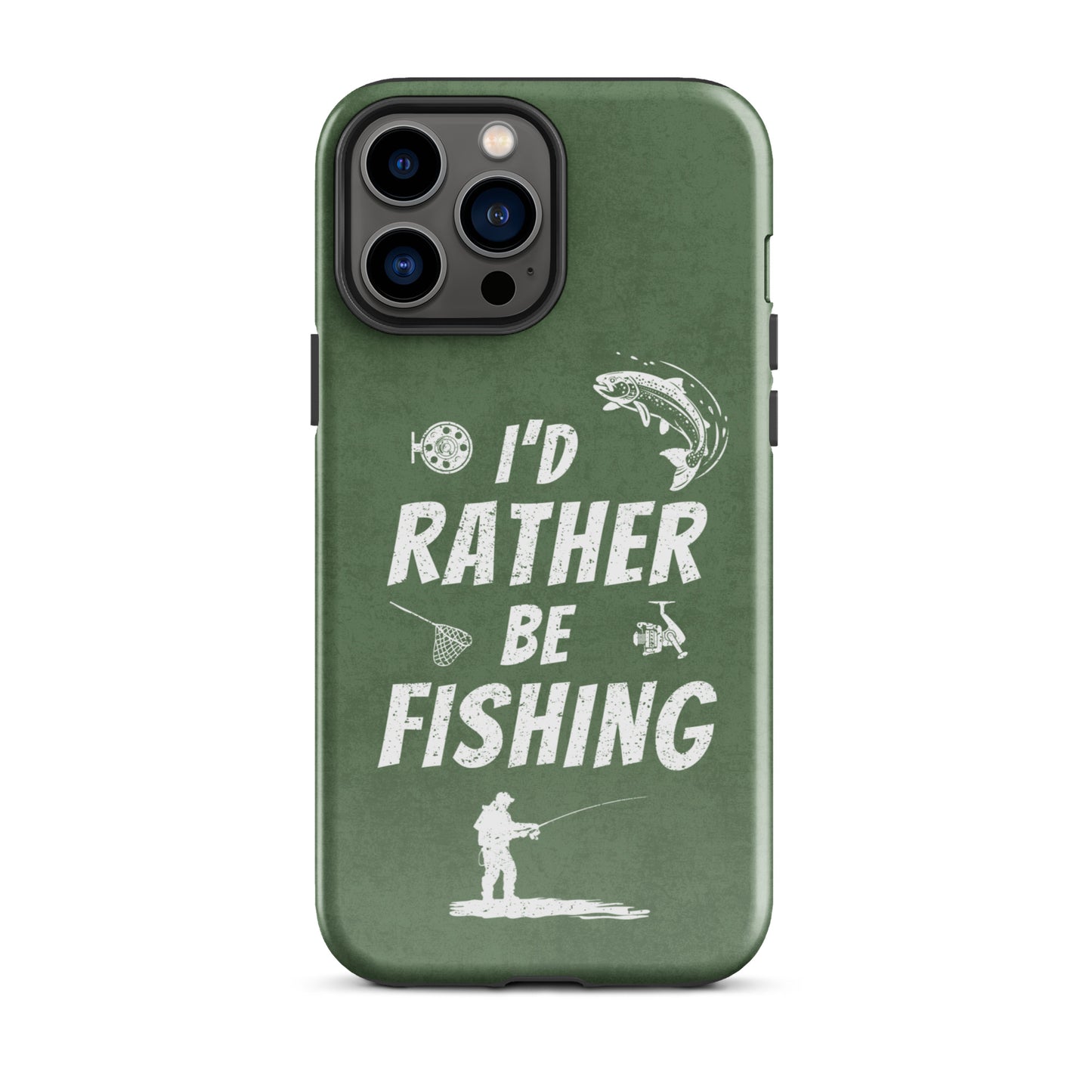 I'd Rather Be Fishing Phone Case