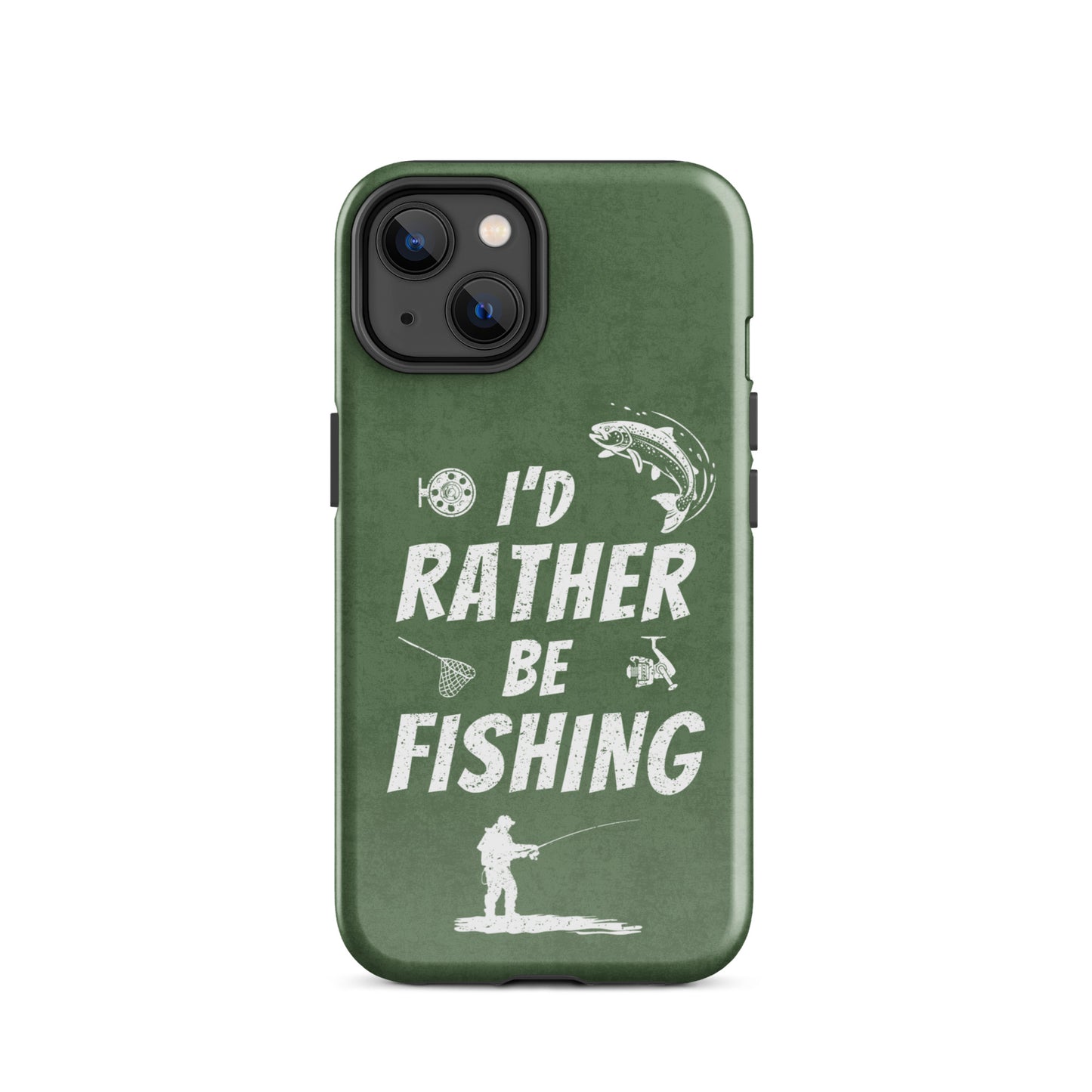 I'd Rather Be Fishing Phone Case