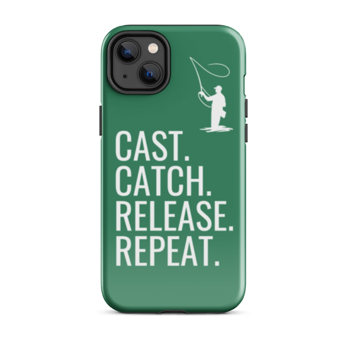 Cast. Catch. Release. Repeat Fishing iPhone Case